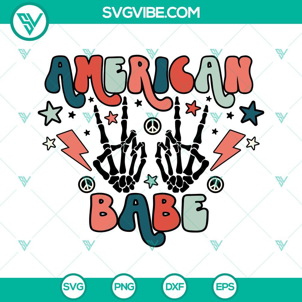 american babe svg skeleton hand svg 4th of july svg fourth of july svg 10 mockup