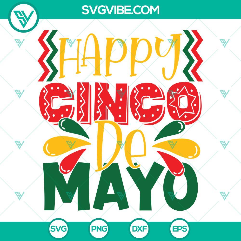 happy cinco de mayo svg cinco de mayo svg cinco de mayo shirt svg png dxf eps cut file 8 mockup