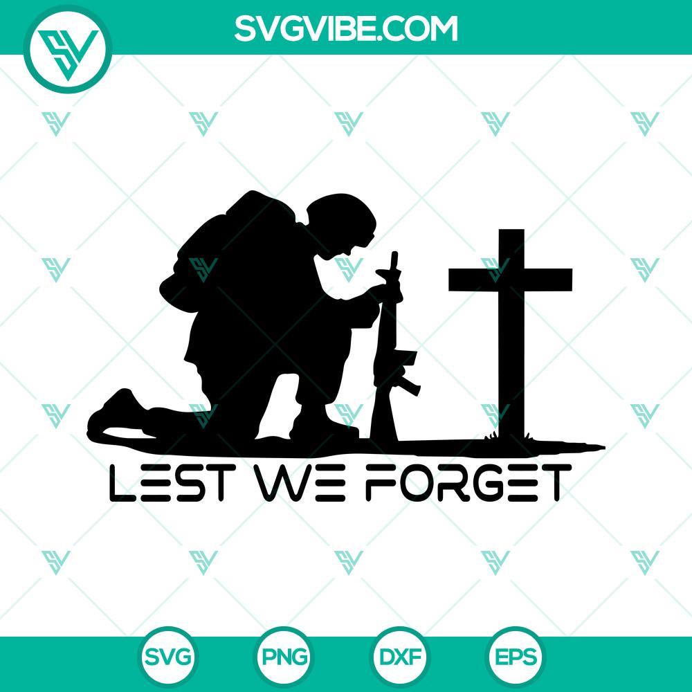 lest we forget svg soldier svg memorial day svg veteran svg 3 mockup