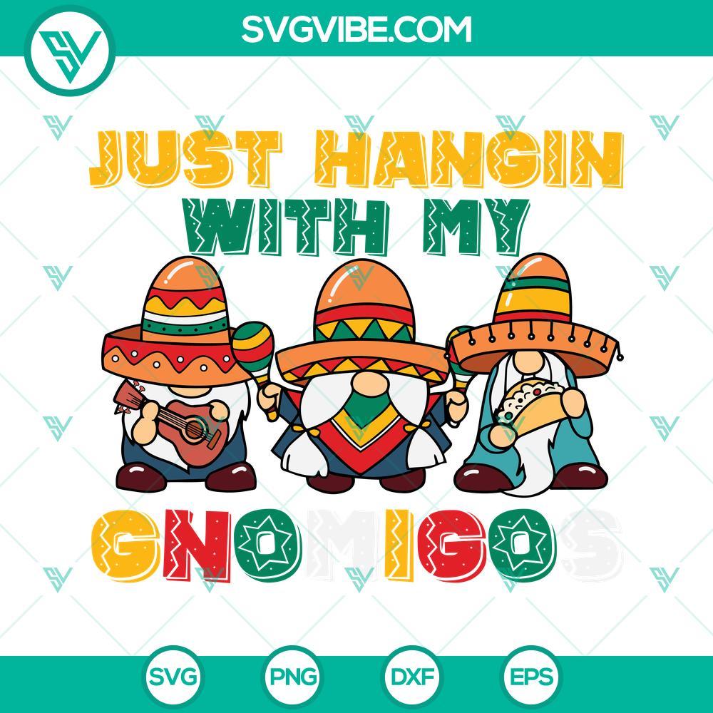 cinco de mayo gnomes svg gnome with mexican hat svg cinco de mayo svg just hangin with my gnomigos svg 10 mockup