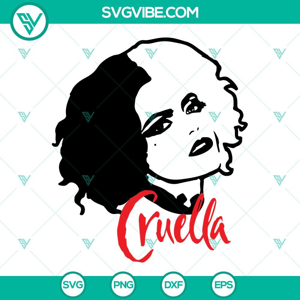 cruella svg cruella disney svg cruella de vil svg 9 mockup