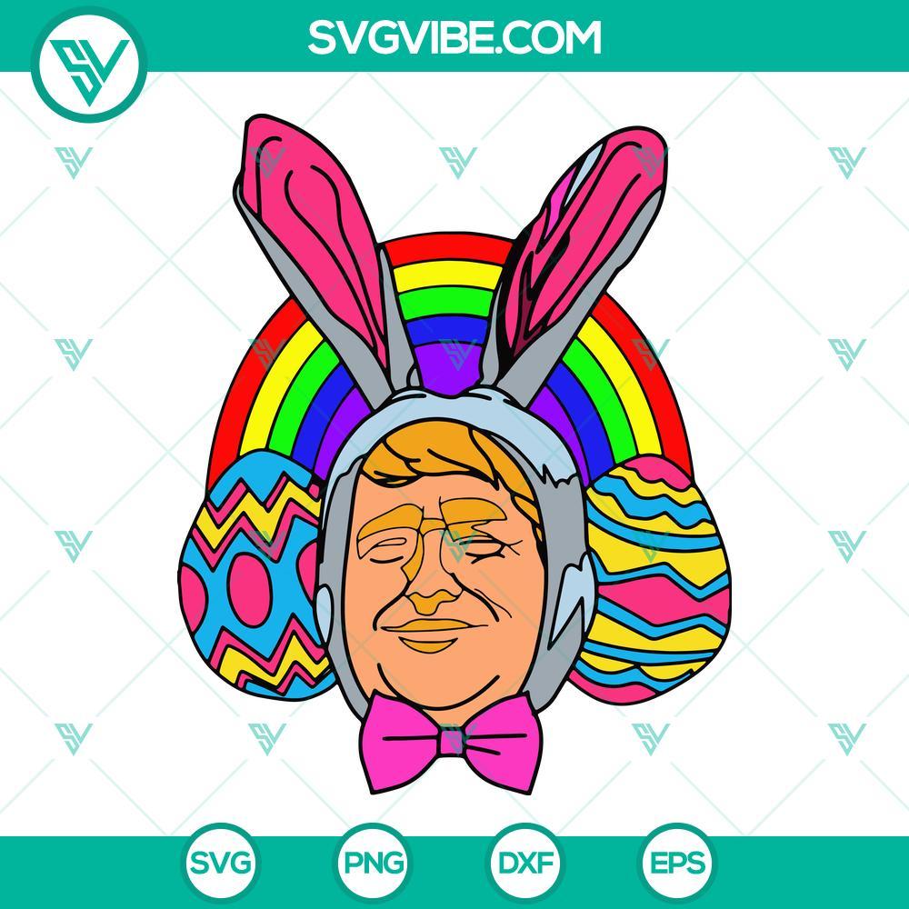 donald trump easter svg donald trump easter egg svg bunny ears svg happy easter svg easter svg 5 mockup