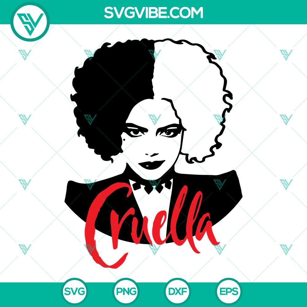 cruella svg cruella de vil svg cruella disney svg png dxf eps clipart cut file 9 mockup