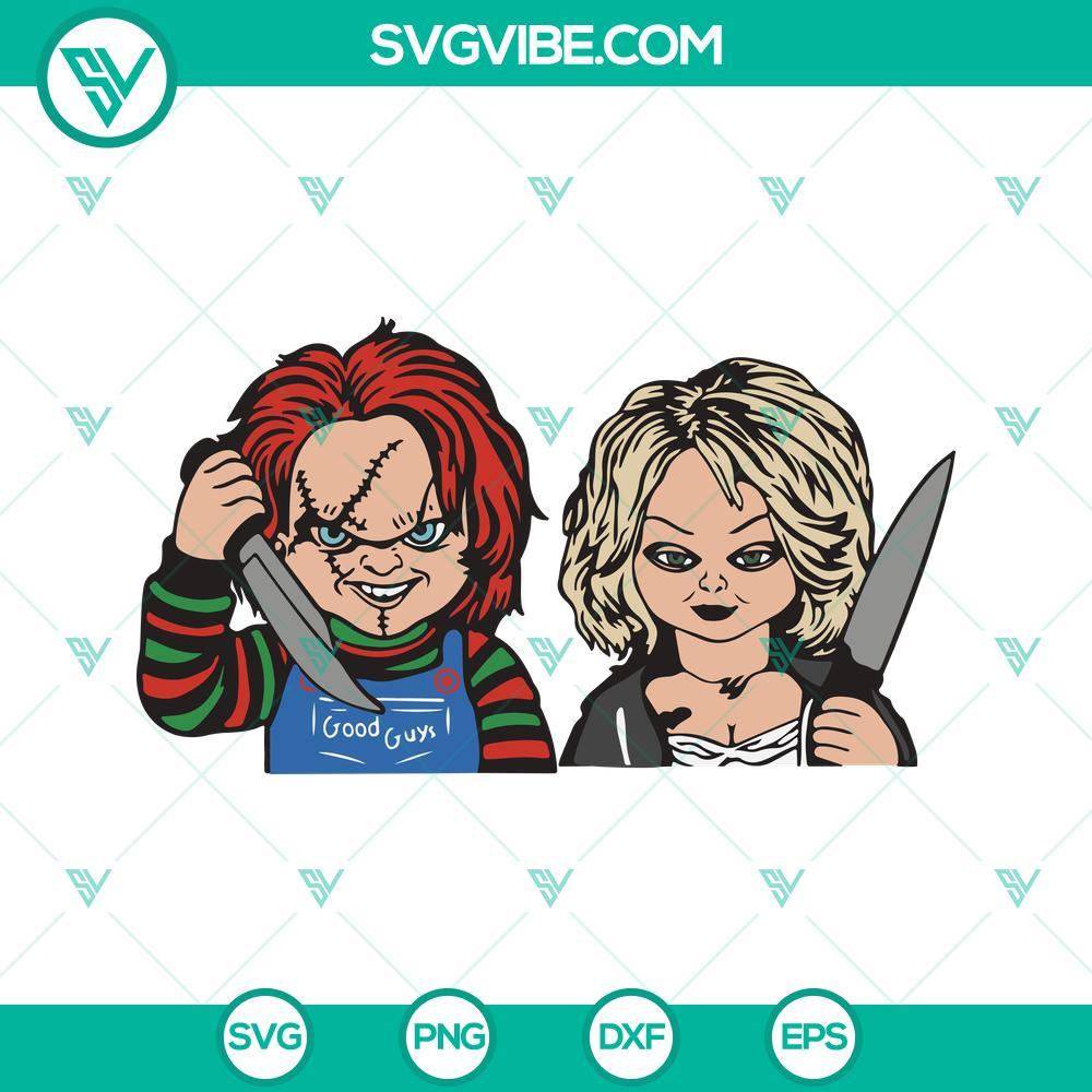 chucky and tiffany svg couple horror killers svg halloween svg chucky svg tiffany svg 7 mockup