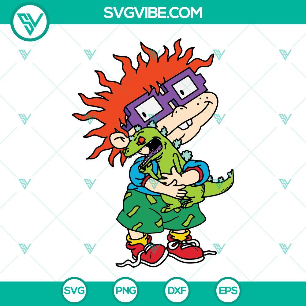 chuckie finster rugrats svg png dxf eps cricut silhouette 8 mockup