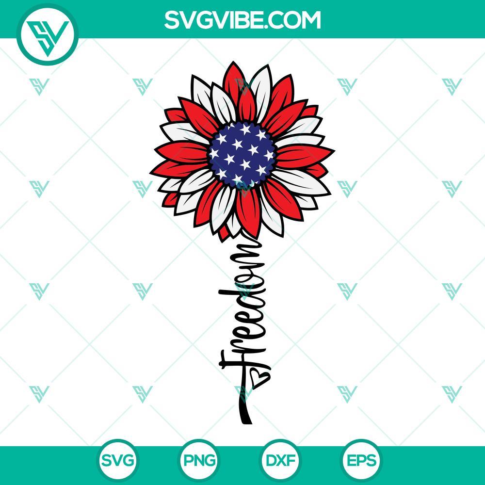 freedom sunflower svg july 4th svg sunflower usa flag svg independence day svg patriotic svg 9 mockup