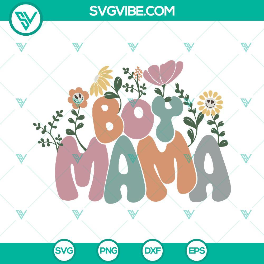 boy mama svg boy mama flower svg boy mom svg mom of boys svg mothers day svg 10 mockup