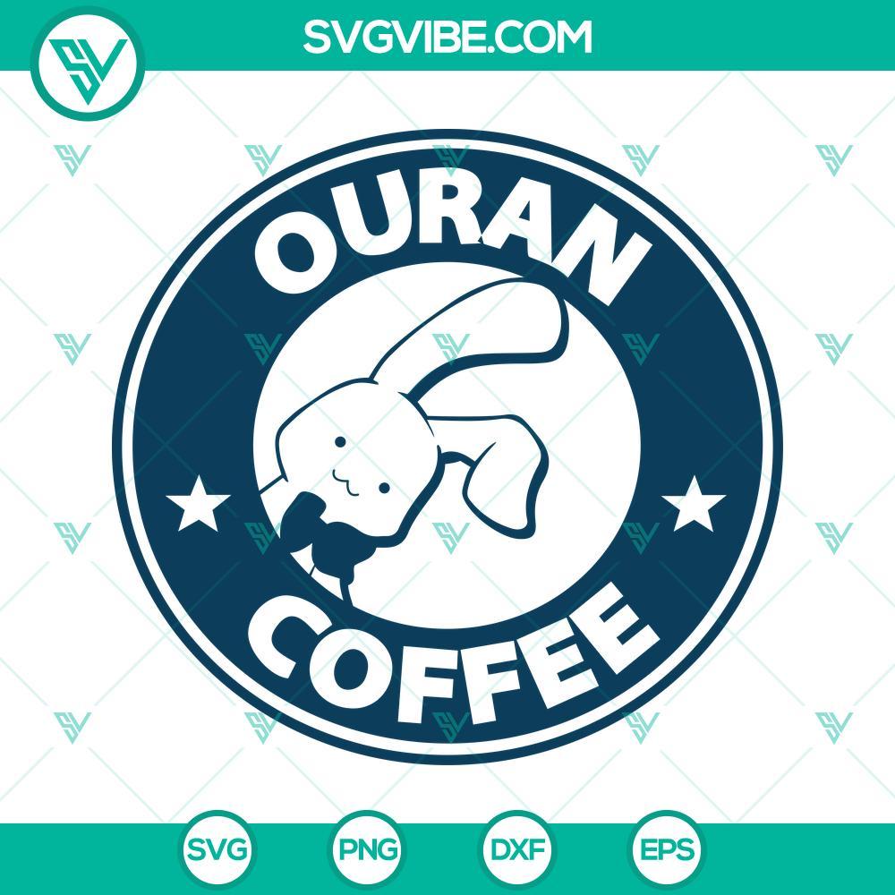 ouran coffee svg ouran high school host club svg anime gift anime designs shirt love anime svg 7 mockup