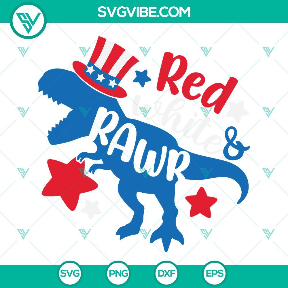 dinosaur 4th of july red white and rawr svg dinosaur svg 4th of july boy shirt svg independence day svg american boy shirt svg 1 mockup