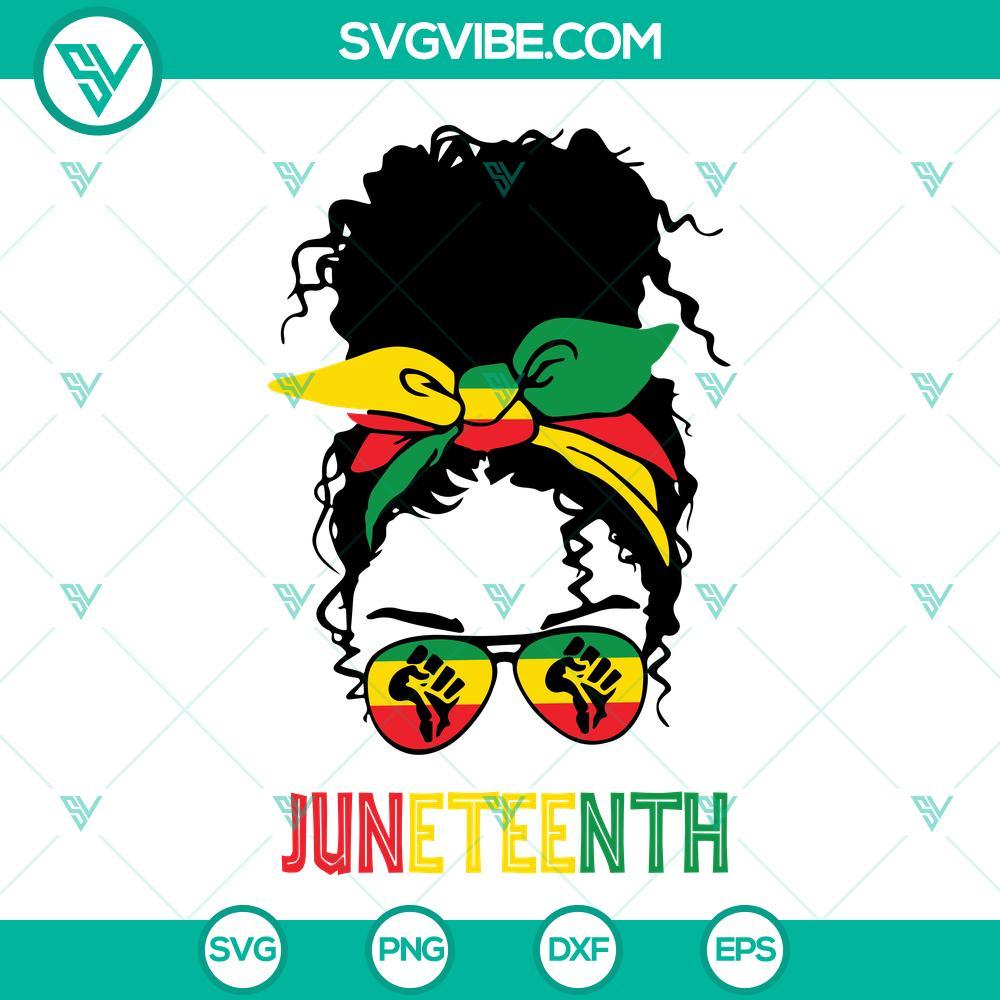 black women messy bun juneteenth svg png dxf eps cut files for cricut silhouette 2 mockup