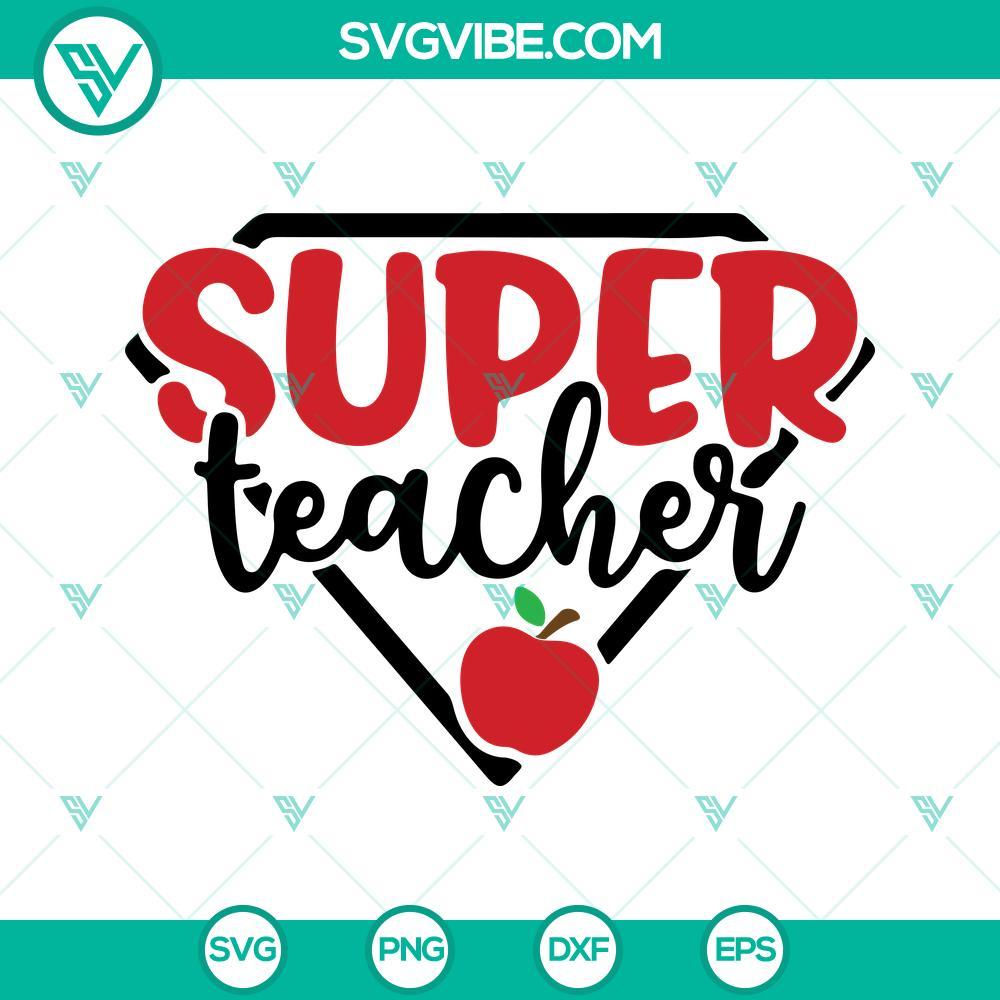 super teacher svg teacher appreciation svg teacher apple svg teacher svg 6 mockup