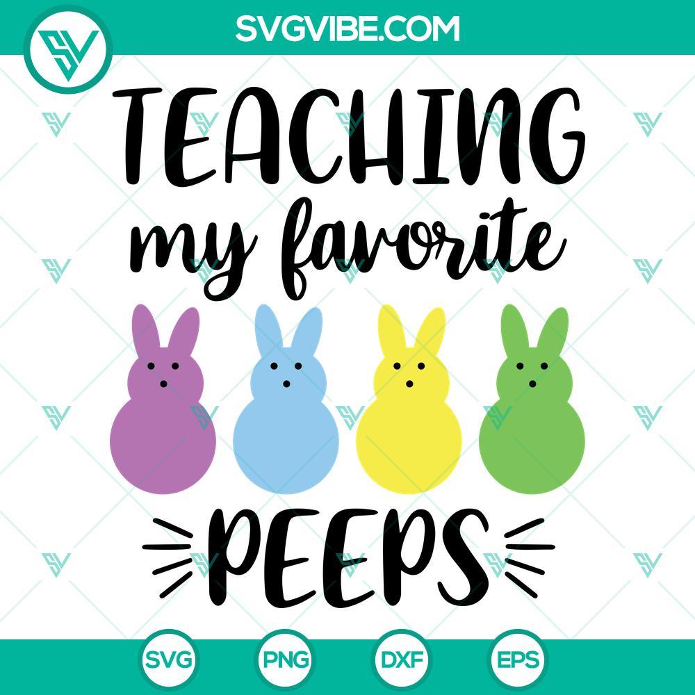 easter teacher svg teaching my favorite peeps svg cricut silhouette cameo 2 mockup