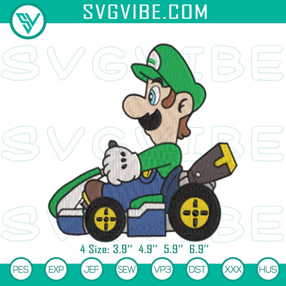 super mario luigi embroidery pattern mockup