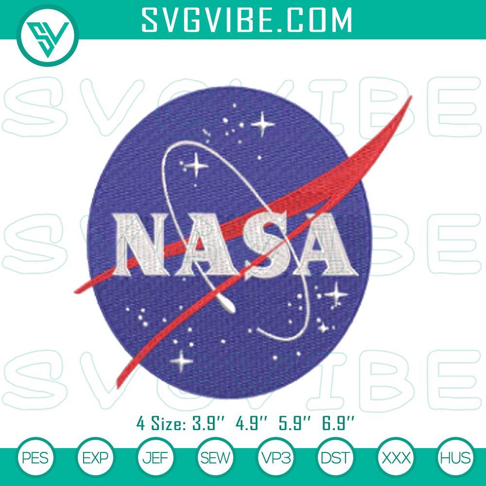 nasa embroidery pattern for machines mockup