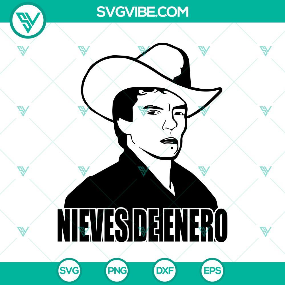 chalino sanchez nieves de enero album svg file mockup