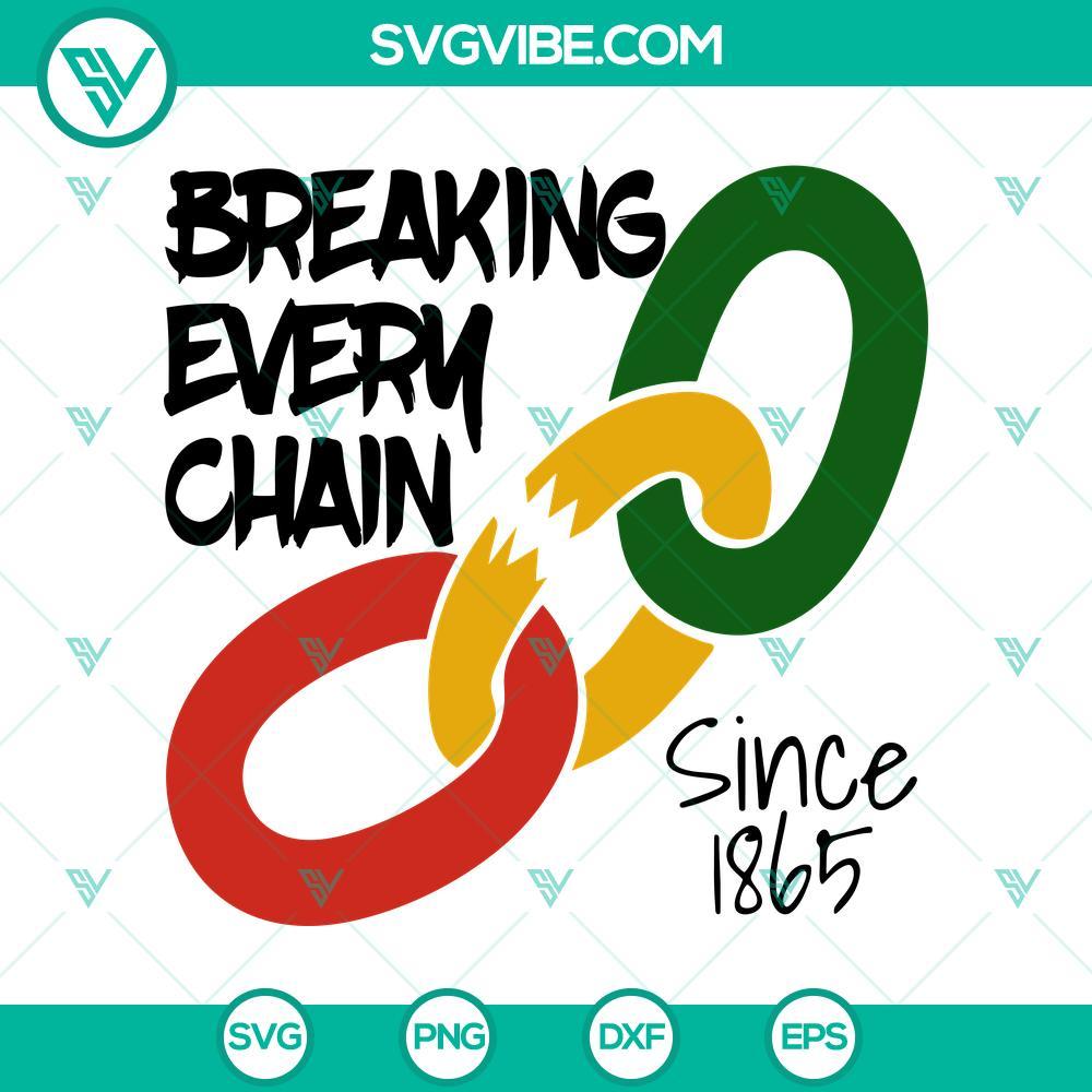 juneteenth freedom chains svg est 1865 black heritage svg mockup