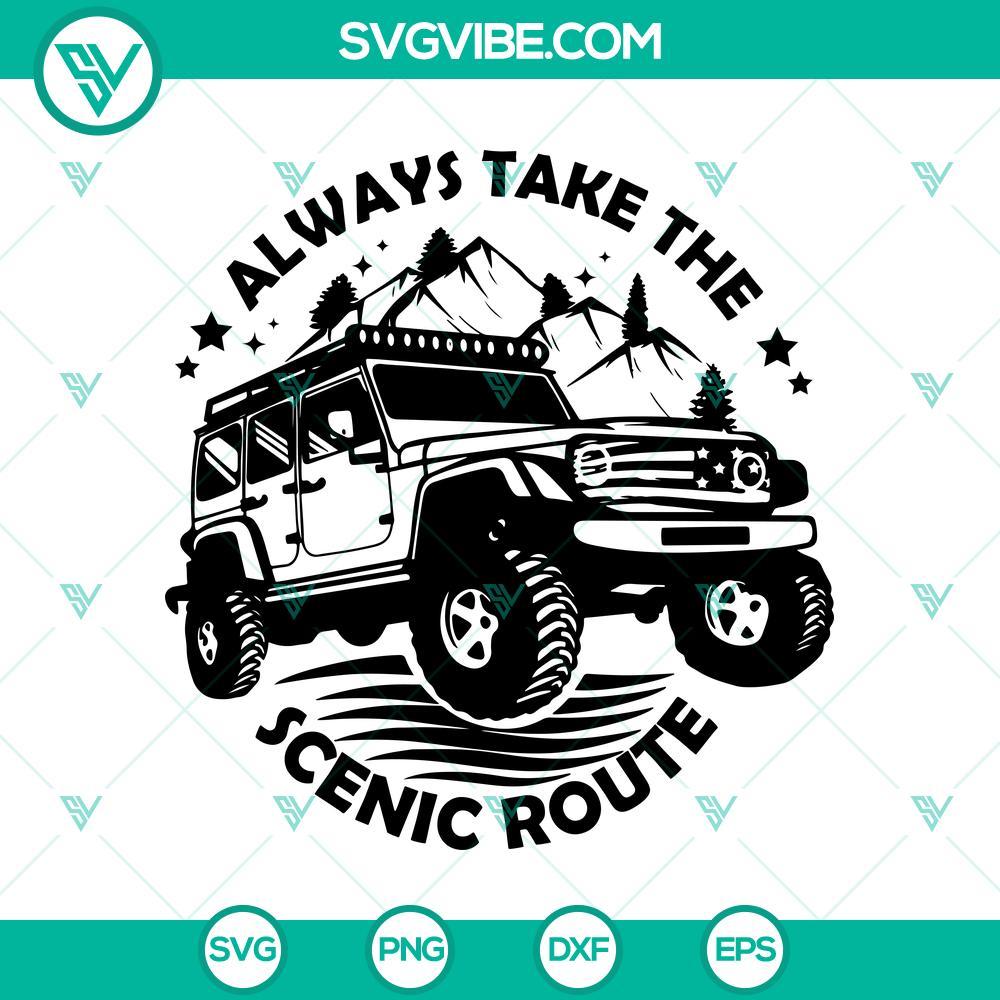 scenic route adventure 4x4 off road camping travel svg mockup