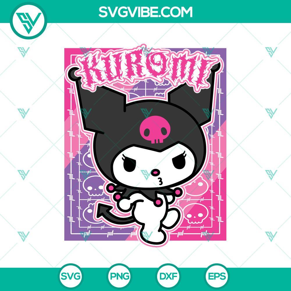 kuromi vector graphics svg png silhouette clip art mockup