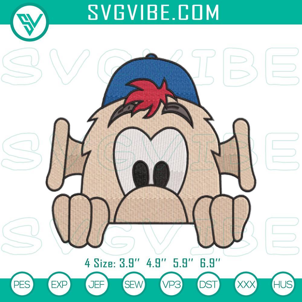 atlanta braves mascot blooper embroidery patterns mockup