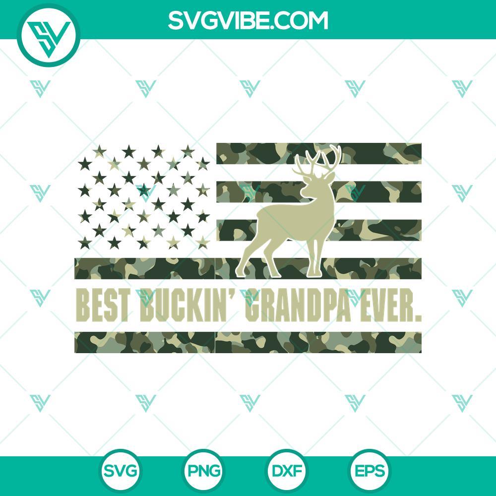 best buckin grandpa ever svg camo american flag deer hunting svg grandpa svg hunting svg mockup