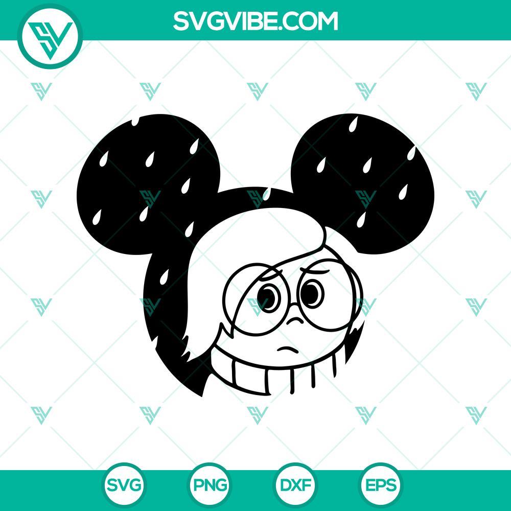 sadness svg inside out 2 svg sadness disney mouse ears svg mockup