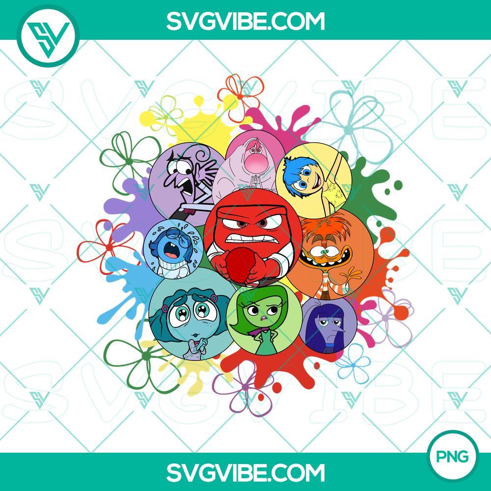 inside out 2 png mental health png inside out 2 bikini bottom flowers png mockup