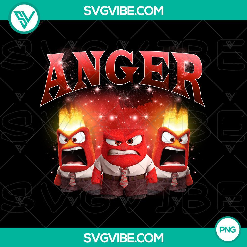 anger inside out 2 png sublimation design mockup