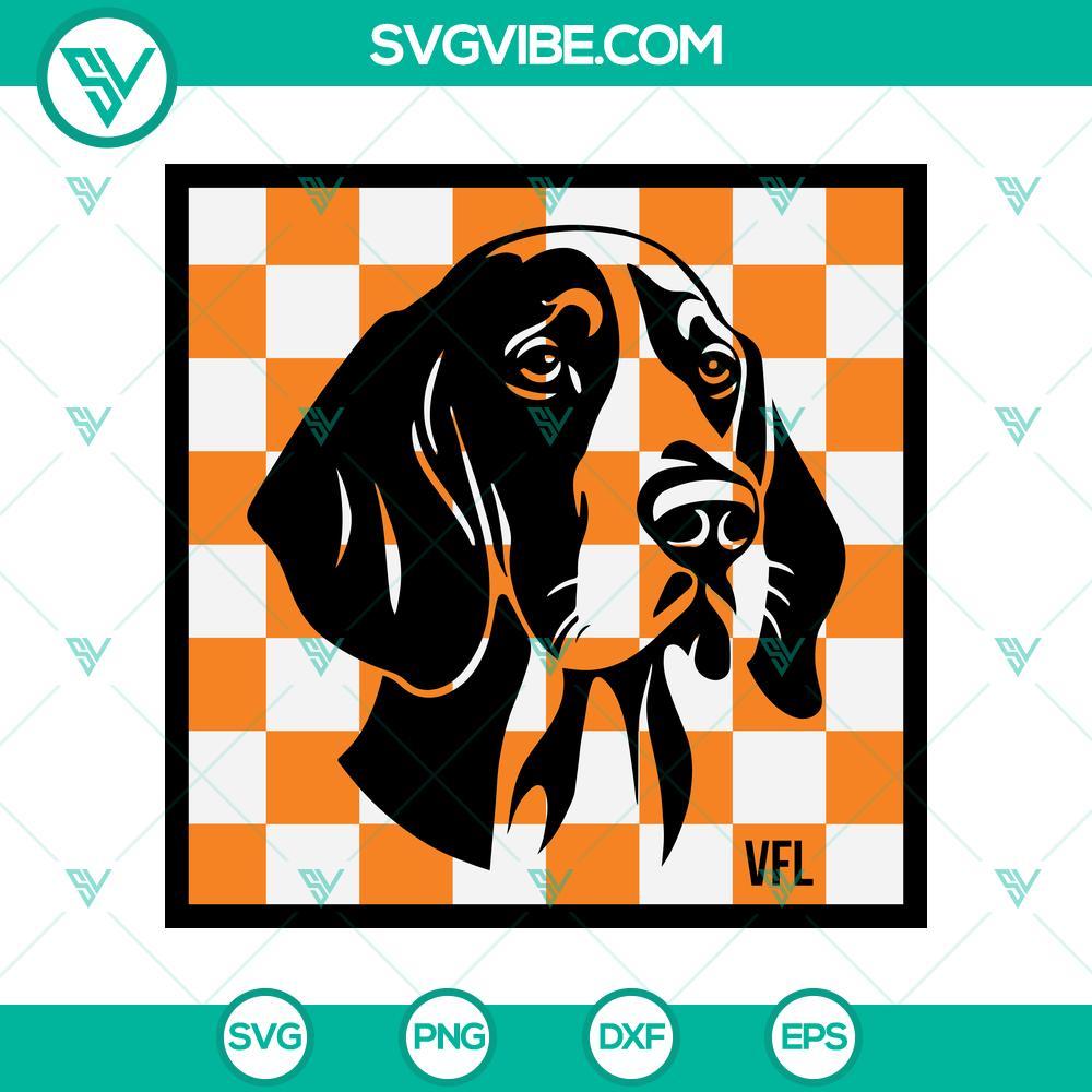 checkerboard smokey tennessee volunteers svg png mockup