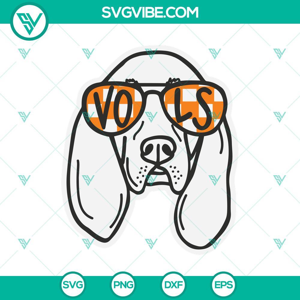 vols smokey dog svg orange checkered sunglasses svg tennessee volunteers smokey mascot svg mockup