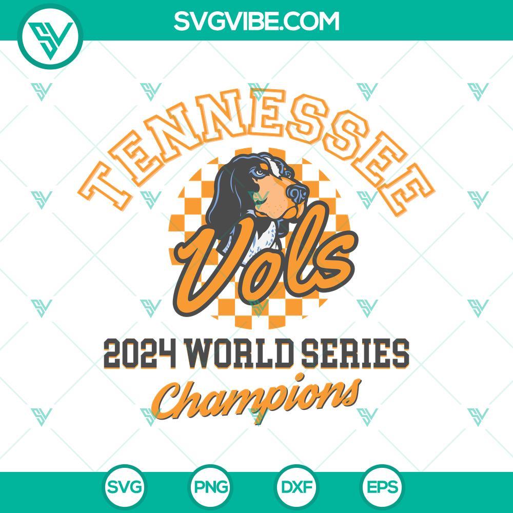 tennessee vols svg baseball 2024 world series champions svg tennessee volunteers svg mockup