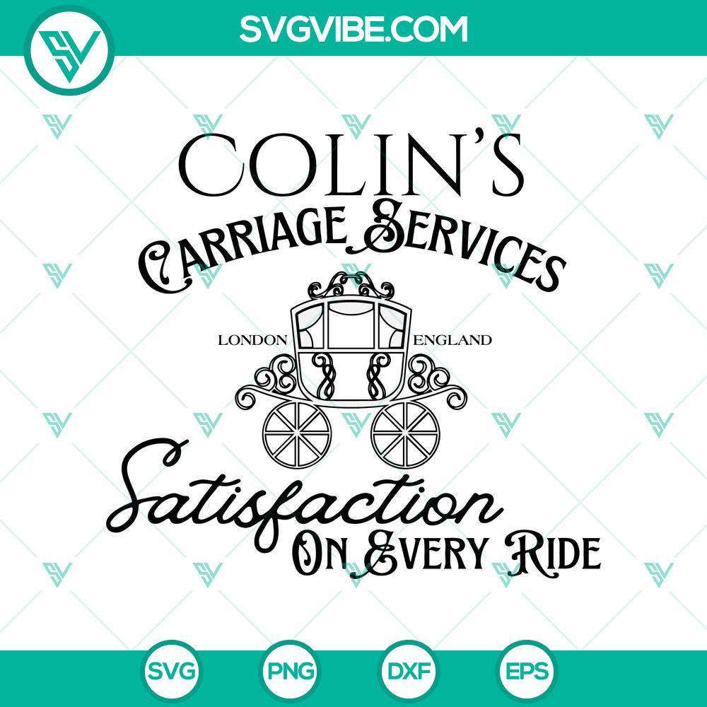 colin s carriage services bridgerton svg bridgerton season 3 svg penelope featherington svg colin bridgerton svg mockup