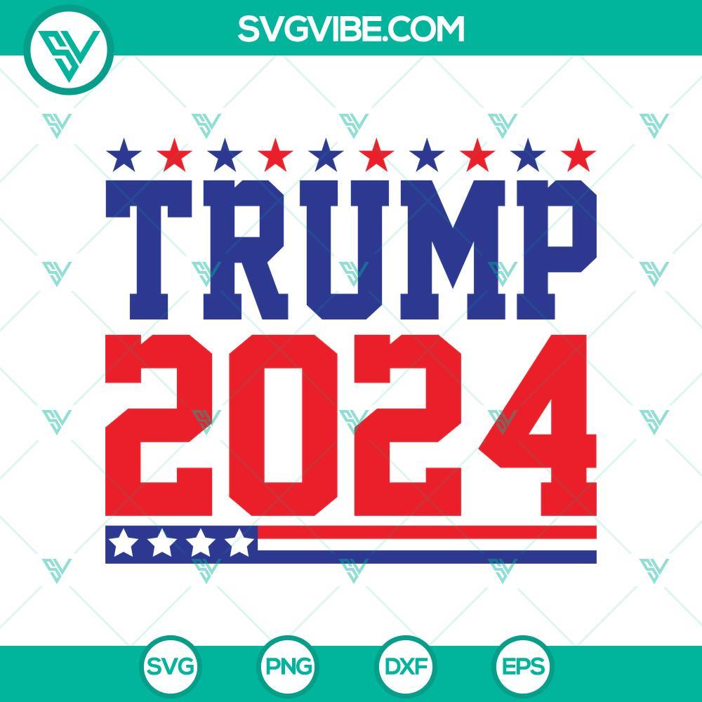 trump 2024 svg png cut files vector clipart mockup