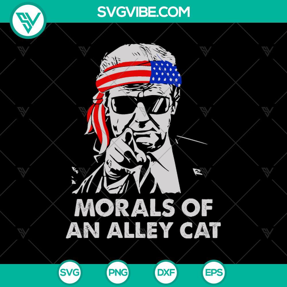 morals of an alley cat donald trump svg trump alley cat svg alley cat donald trump biden svg png cricut mockup