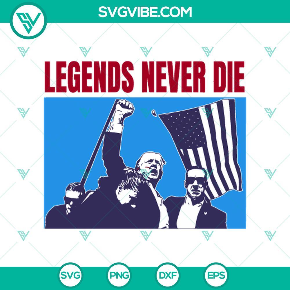 legends never die trump fight svg donald trump fight shooting svg png mockup