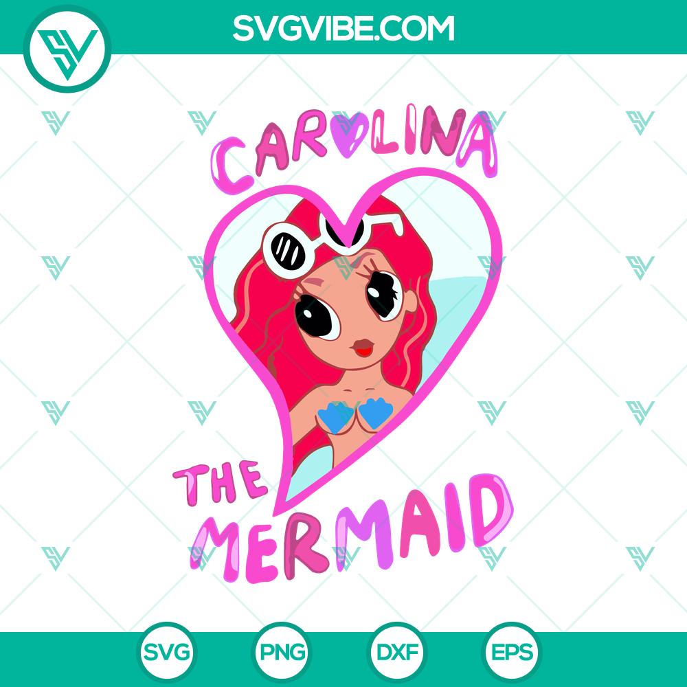 karol g carolina the mermaid svg