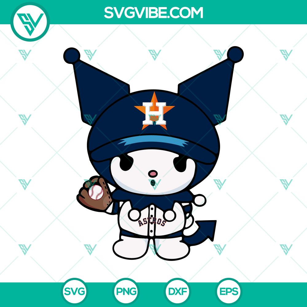 kuromi houston astros baseball svg