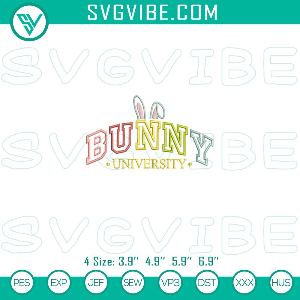 easter bunny university embroidery designs happy easter day embroidery design files mockup