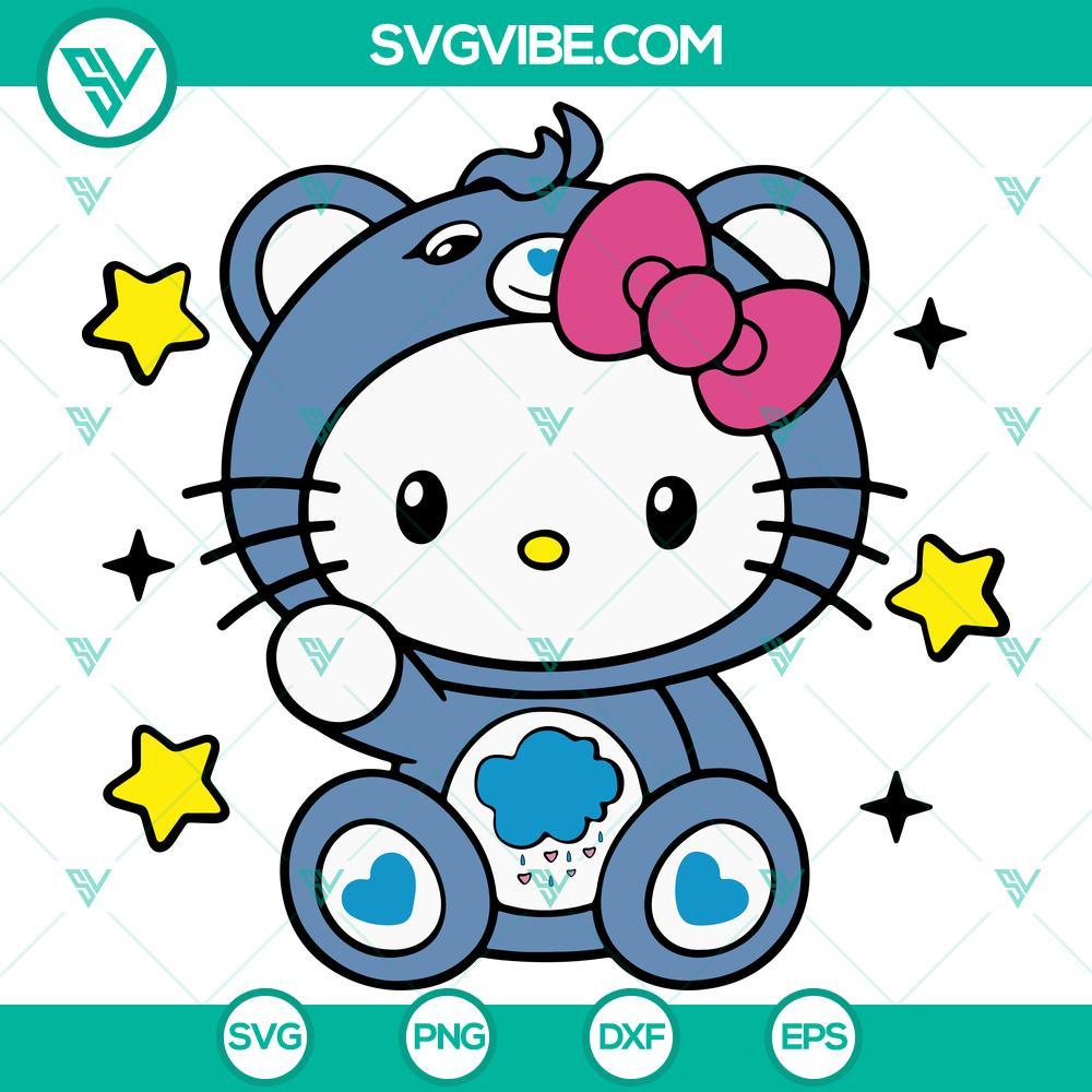 grumpy kitty care bear svg rainbow cheer bear svg pretty kitty care bear svg mockup