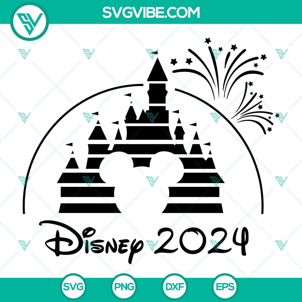 disney castle 2024 svg family trip 2024 svg mickey mouse head 2024 svg mockup