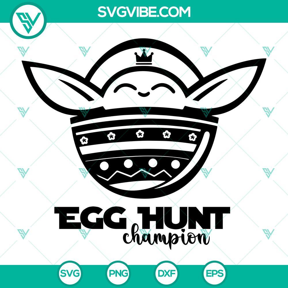 baby yoda easter eggs svg egg hunt champion svg happy easter eggs svg mockup