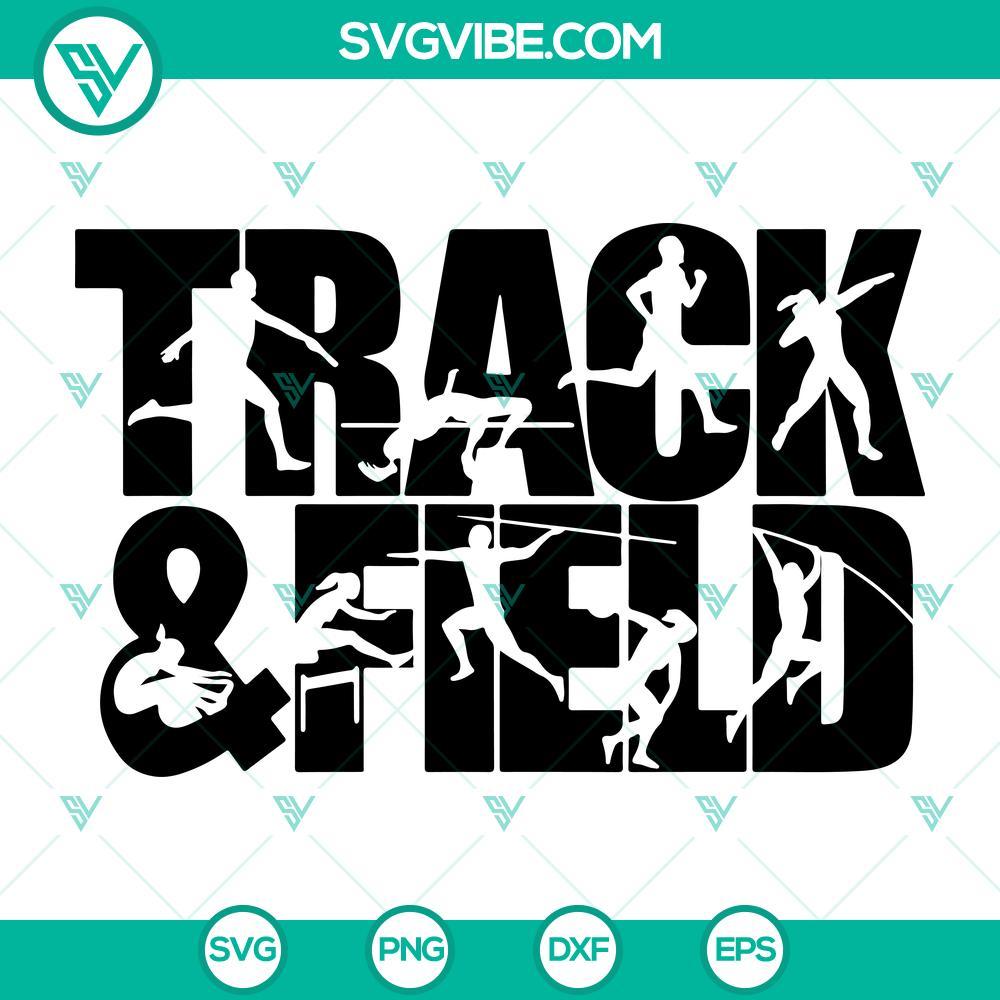 track and field svg png dxf eps files mockup