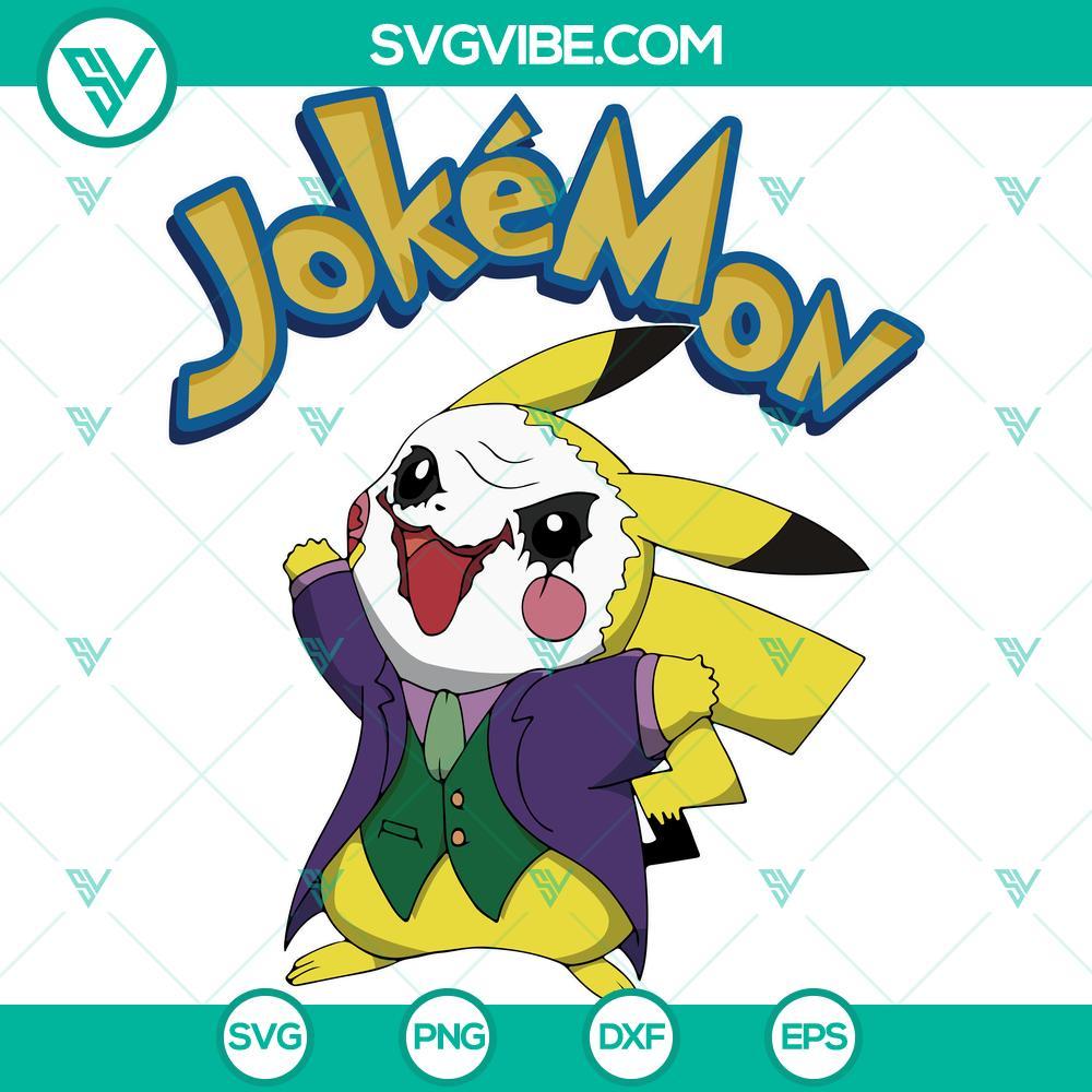 joker pokemon svg pikachu joker svg png dxf eps mockup