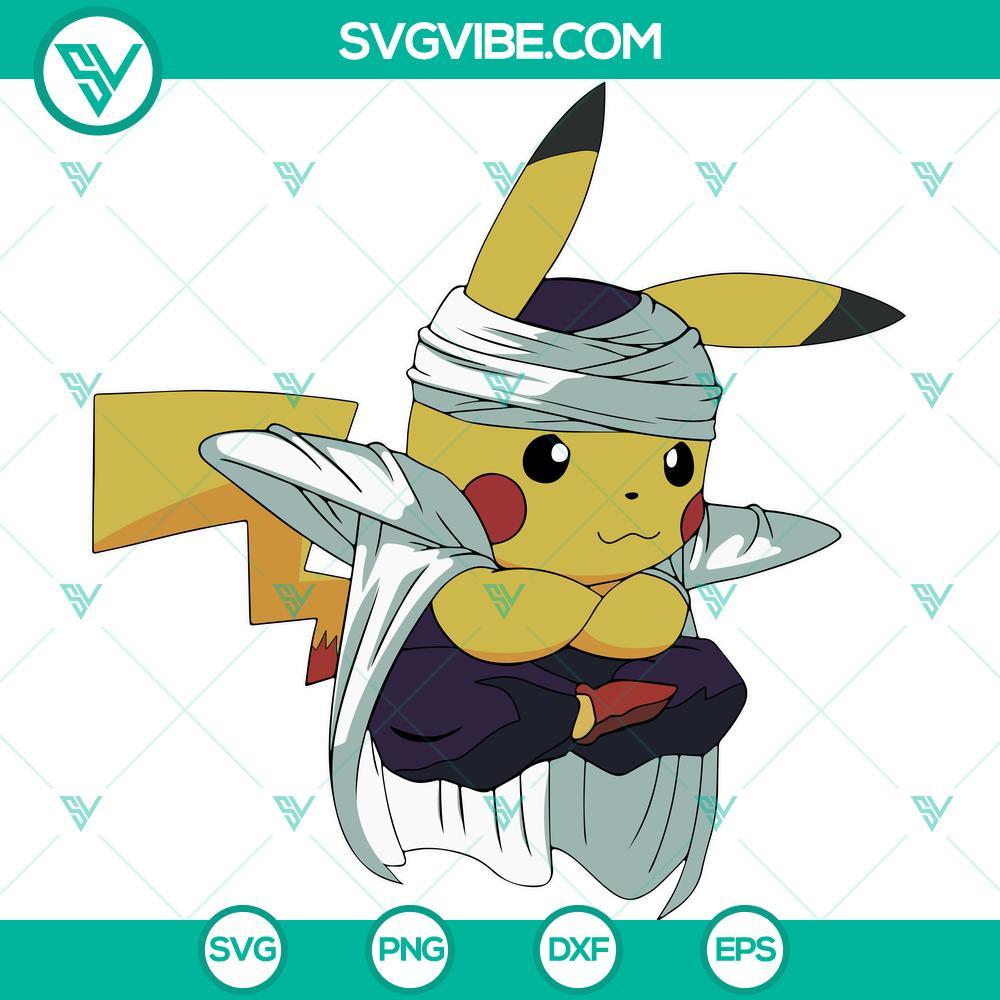 pikachu piccolo dragon ball svg png dxf eps mockup