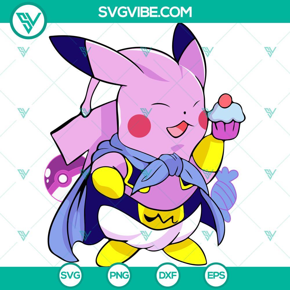 pikachu majin buu svg pikachu dragon ball svg png dxf eps mockup