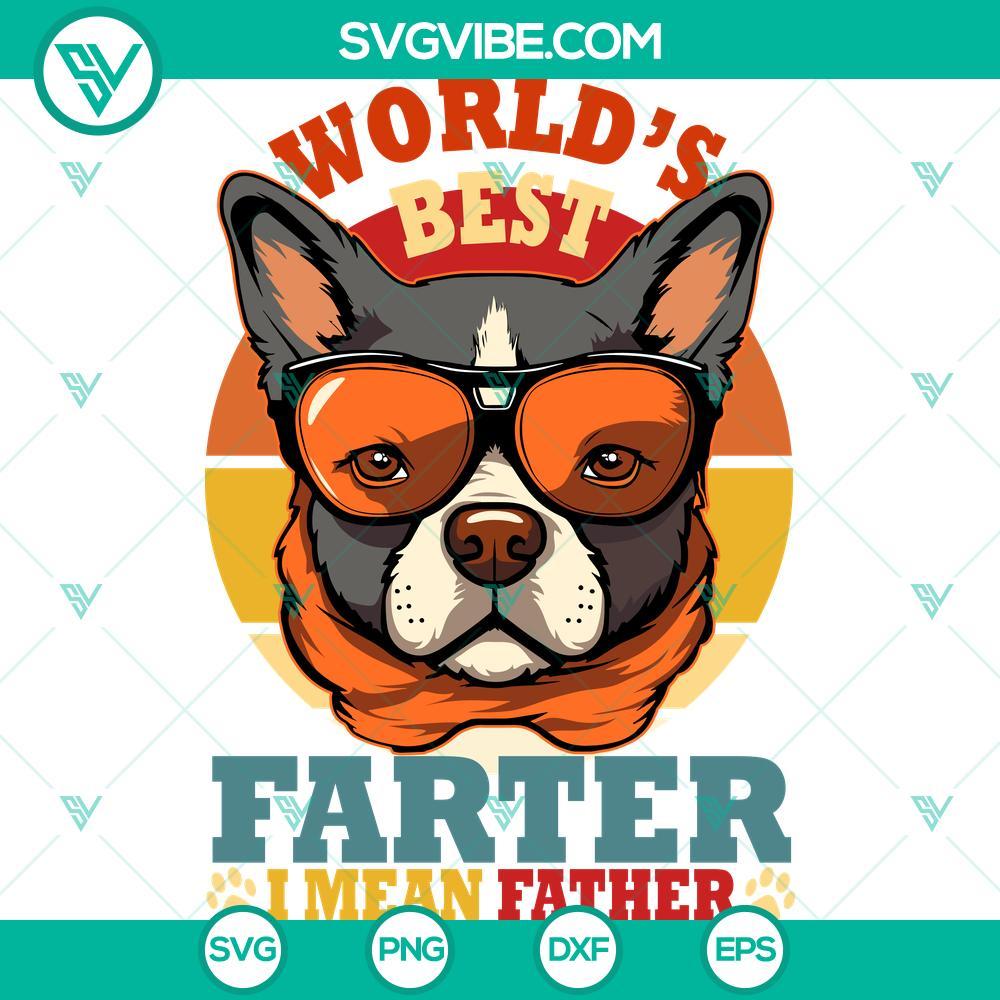 vintage cool dog world s best farter svg i mean father svg father s day gift svg png eps dxf pdf cricut file mockup