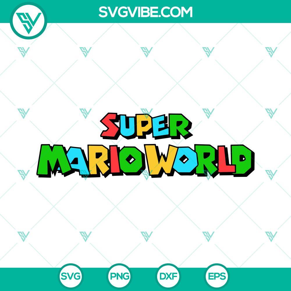 super mario world svg super mario bros svg png eps dxf file mockup