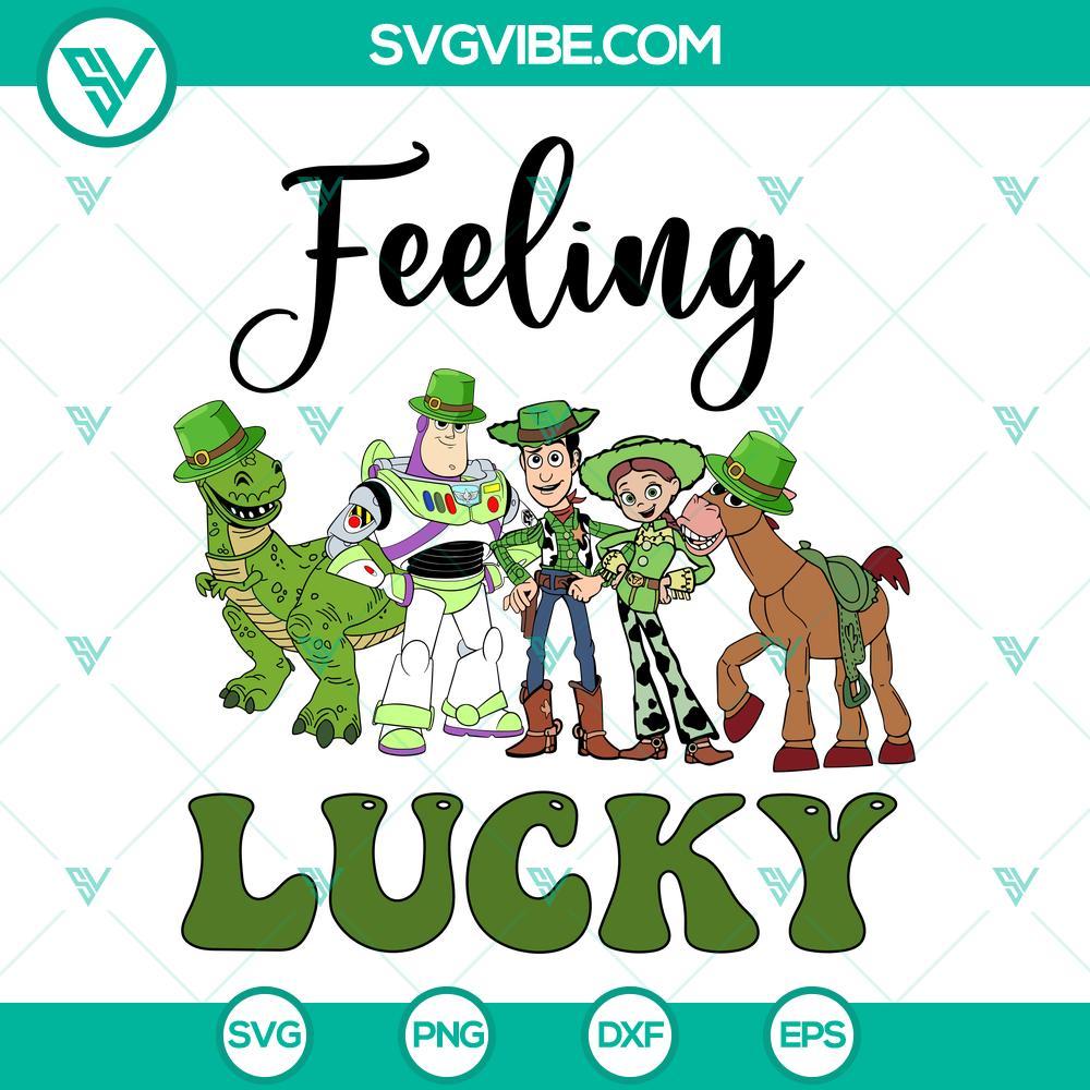 toy story feeling lucky svg disney toy story patrick day svg mockup