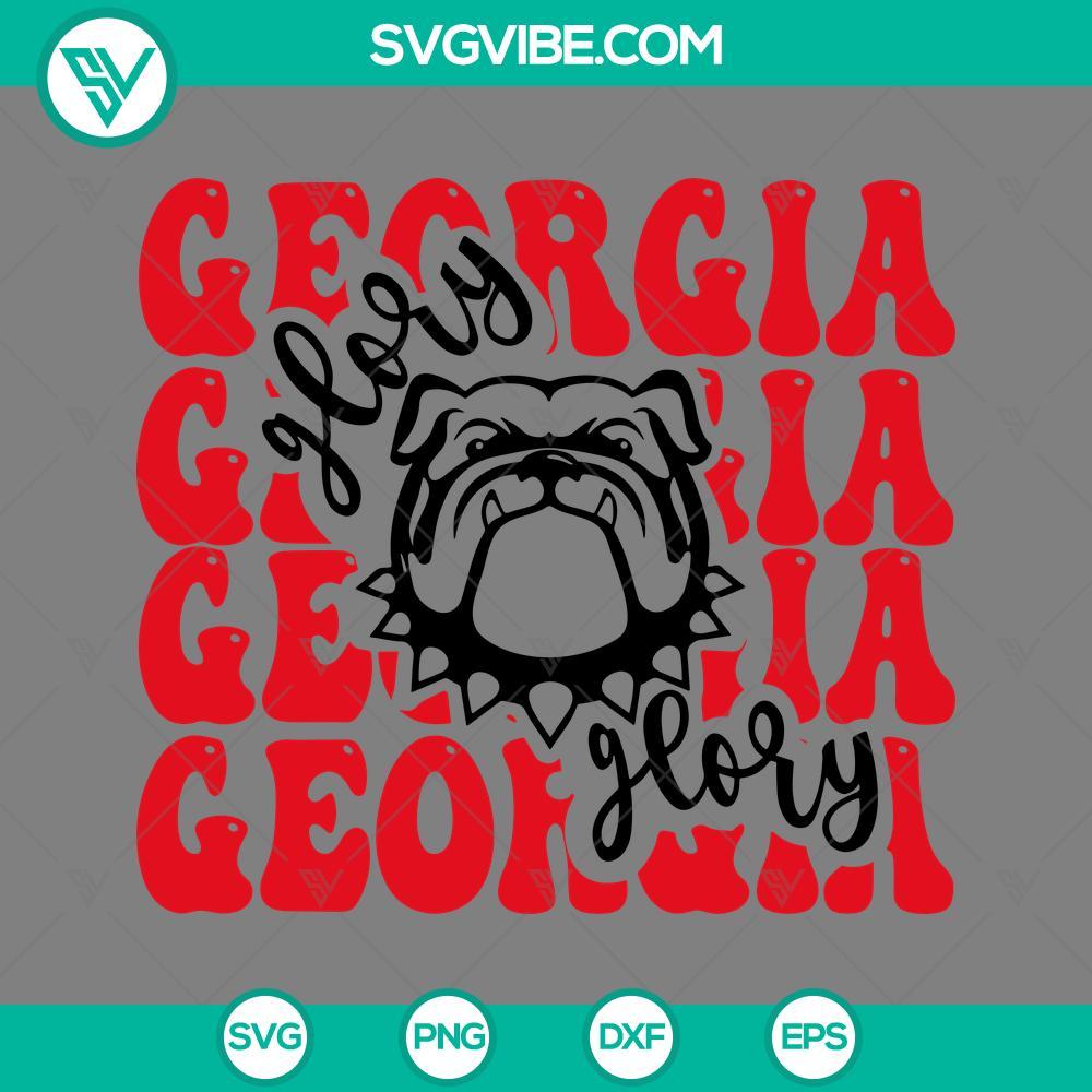 georgia glory glory svg georgia bulldogs 2024 svg png eps dxf file mockup