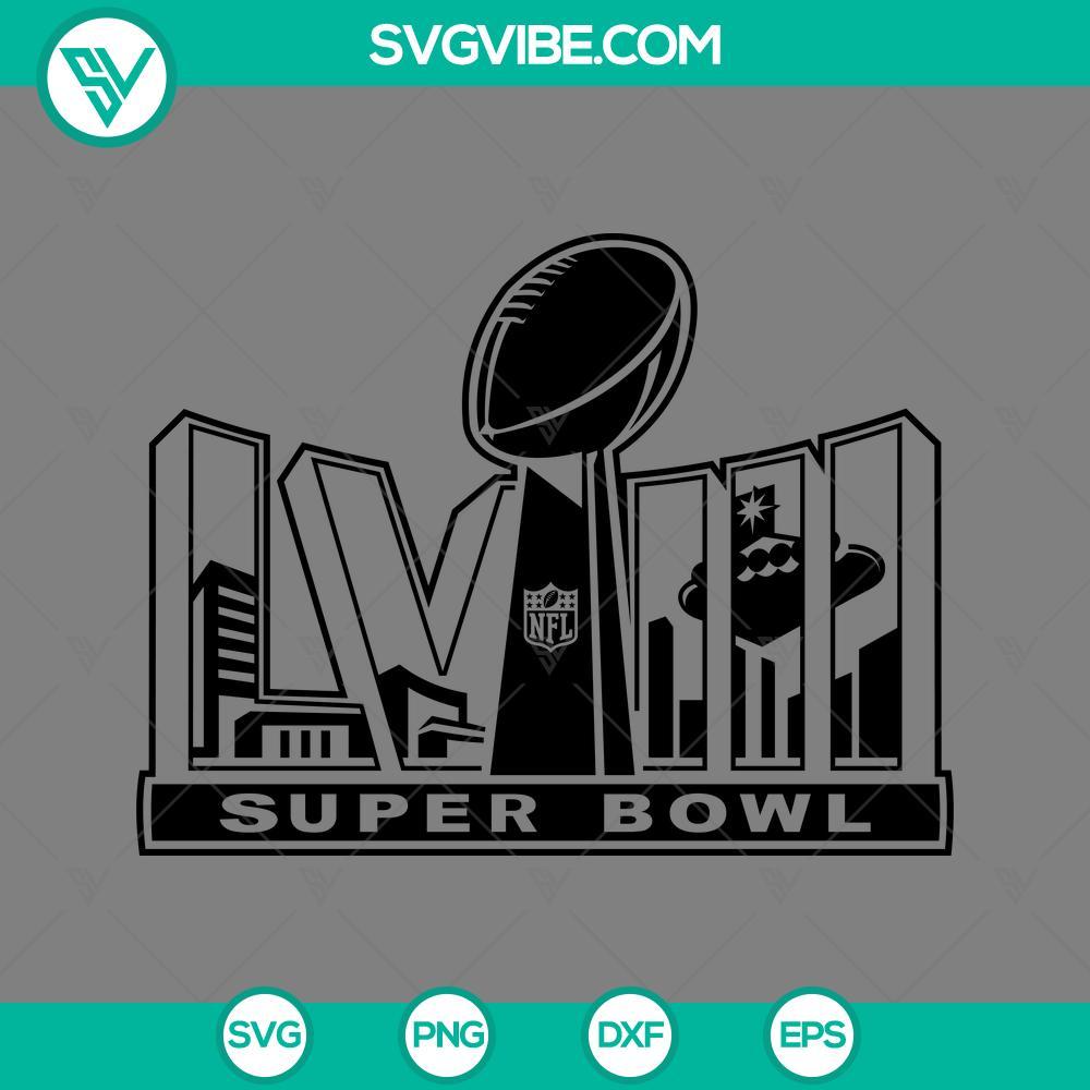 super bowl lviii svg american football svg nfl 2024 svg mockup