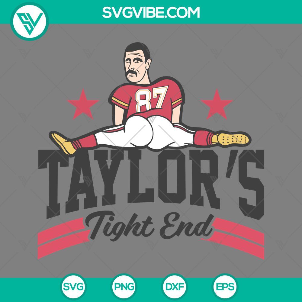 taylor s tight end svg funny taylor swift and travis kelce 87 svg mockup